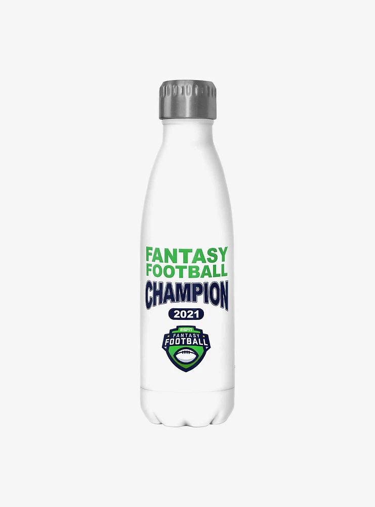 ESPN Fantasy Football Champion Water Bottle