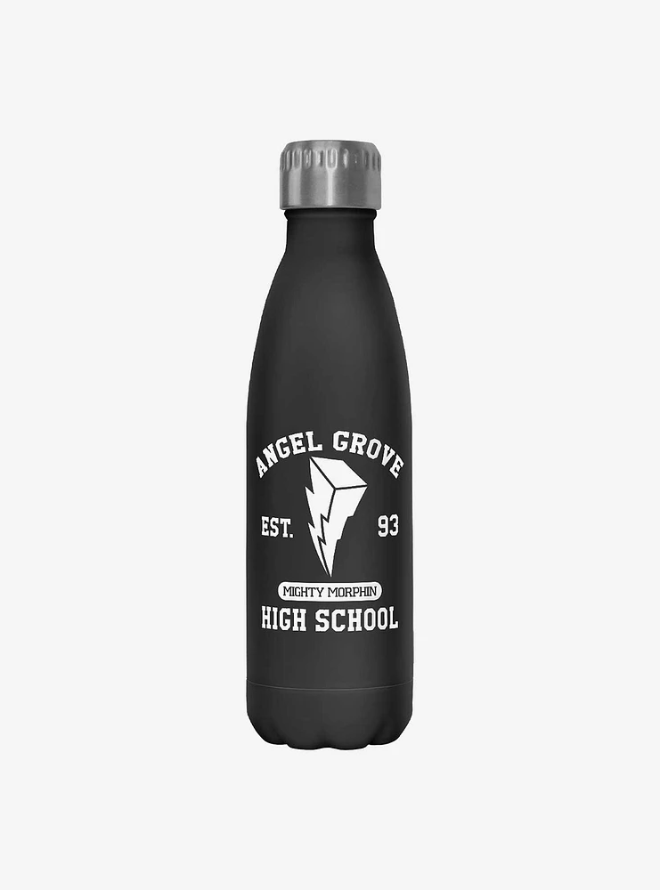 Power Rangers Angel Grove Mighty Morphin High School Water Bottle