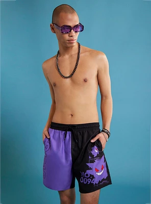 Pokemon Gengar Split Swim Trunks