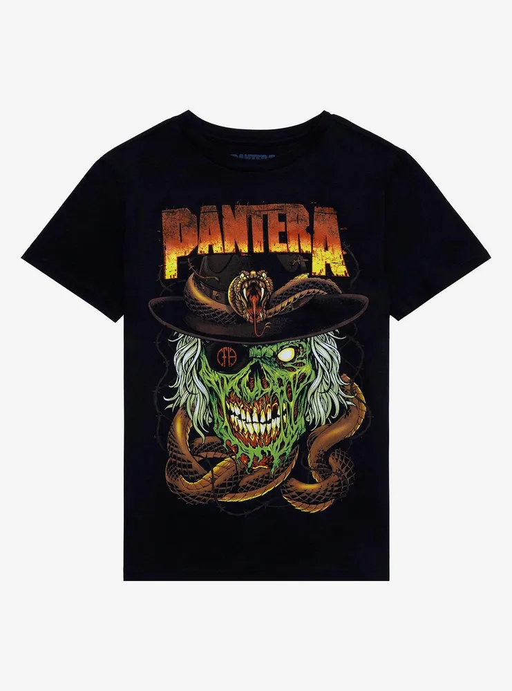 Pantera Zombie Cowboy Boyfriend Fit Girls T-Shirt