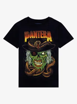Pantera Zombie Cowboy Boyfriend Fit Girls T-Shirt
