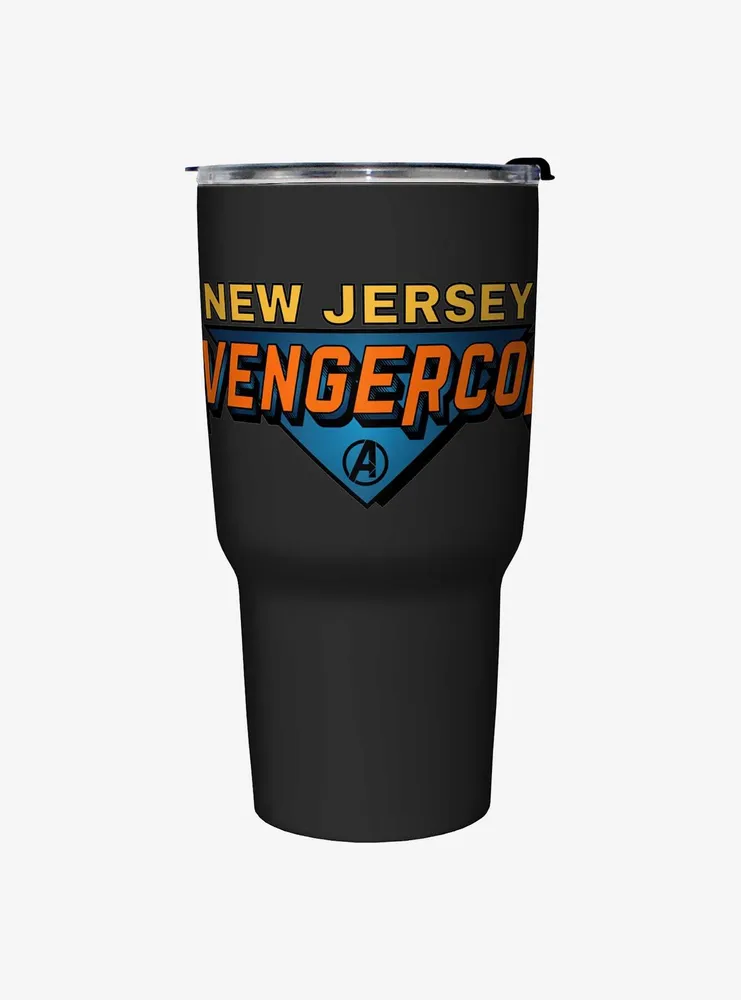 Marvel Ms. Marvel New Jersey Avengercon Logo Travel Mug