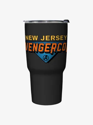 Marvel Ms. Marvel New Jersey Avengercon Logo Travel Mug