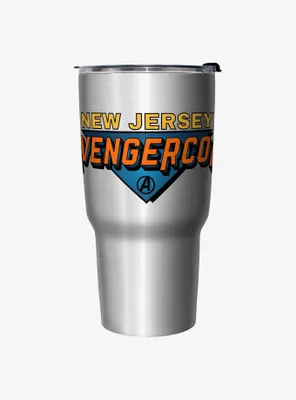 Marvel Ms. Marvel New Jersey Avengercon Logo Travel Mug