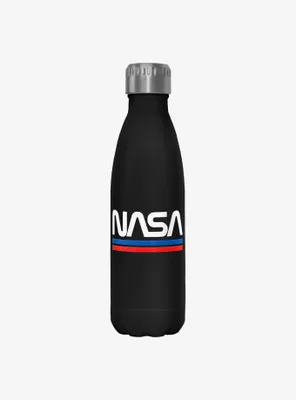 NASA Stripes Logo Water Bottle