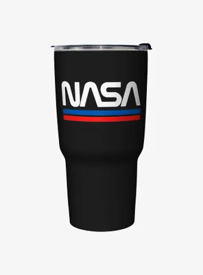 NASA Stripes Logo Travel Mug