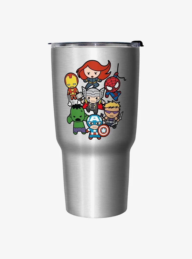 Marvel Avengers Kawaii Group Travel Mug