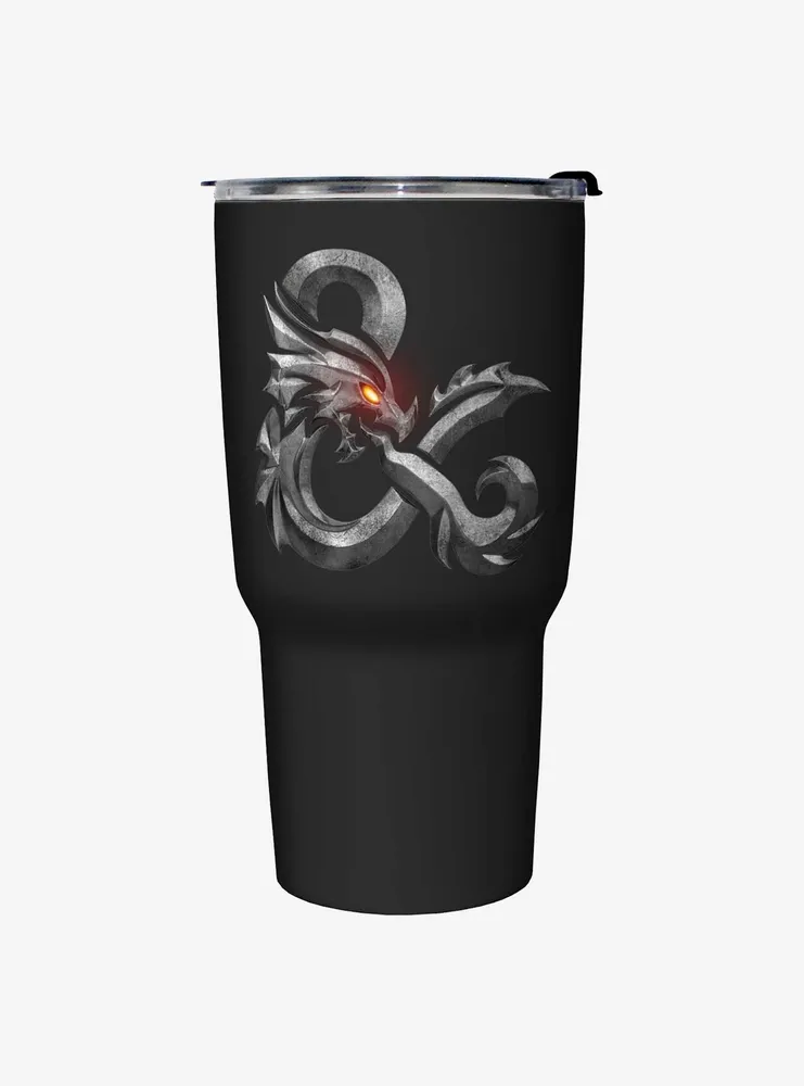 Dungeons & Dragons Metallic Logo Travel Mug