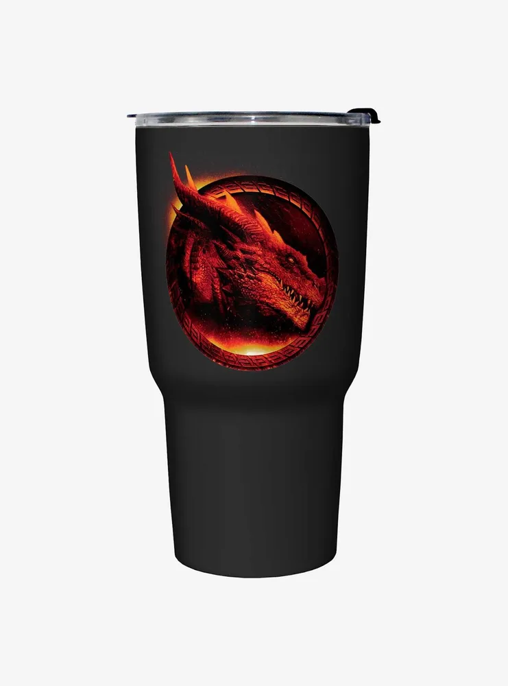 Dungeons & Dragons Flaming Dragon Travel Mug