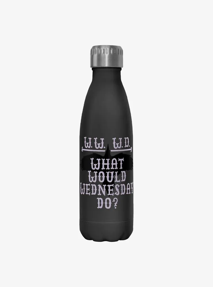 Wednesday What Would Wednesday Do Water Bottle