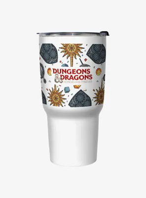 Dungeons & Dragons Mosaic Badges Travel Mug