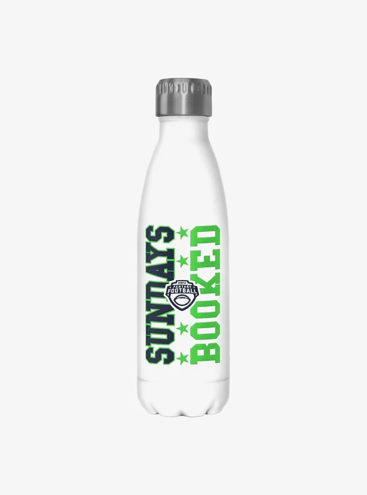 ESPN Football Sundays Booked Water Bottle