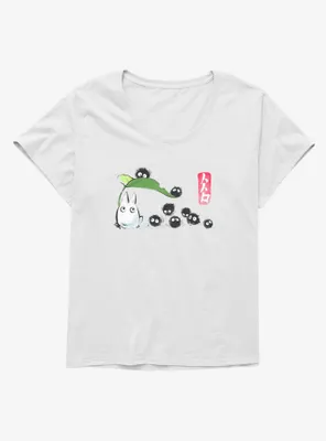 Studio Ghibli My Neighbor Totoro Soot Spirtes Follow Me Womens T-Shirt Plus