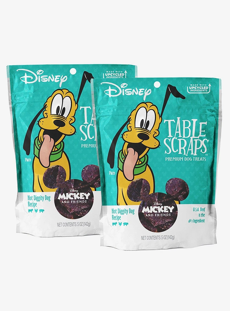 Disney Pluto Table Scraps Hot Diggity Dog Recipe Dog Treats 5 oz. (-Pack