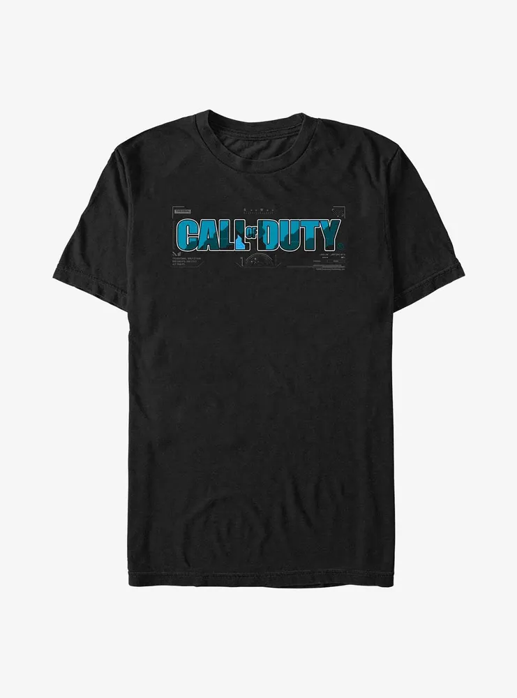 Call of Duty Aqua Camo Logo T-Shirt