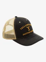 Yellowstone Dutton Ranch Logo Embroidered Trucker Hat