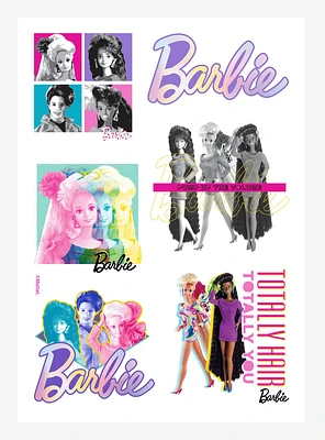 Barbie Totally Hair Kiss-Cut Sticker Sheet