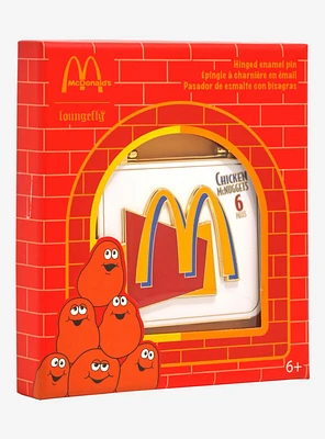 Loungefly McDonald's Chicken McNuggets Box Hinged Limited Edition Enamel Pin
