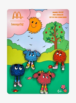 Loungefly McDonald's Fry Kids Enamel Pin Set