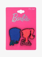 Barbie and Ken Silhouette Pin Set - BoxLunch Exclusive