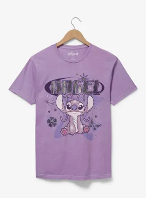 Disney Lilo & Stitch: The Series Angel Holographic Portrait Women's T-Shirt - BoxLunch Exclusive
