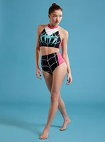 Marvel Spider-Man: Across The Spider-Verse Spider-Gwen High-Waisted Swim Bottoms