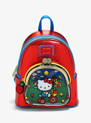 Loungefly Sanrio Hello Kitty 50th Anniversary Red Mini Backpack