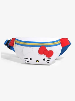 Loungefly Sanrio Hello Kitty 50th Anniversary Face Belt Bag