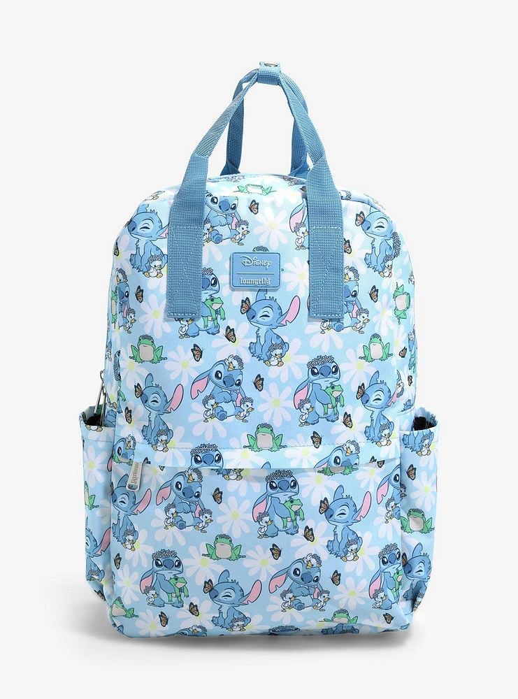 Loungefly Lilo & Stitch Springtime Allover Print Backpack