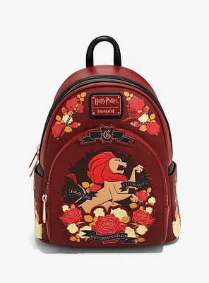 Loungefly Harry Potter Gryffindor House Mini Backpack - BoxLunch Exclusive