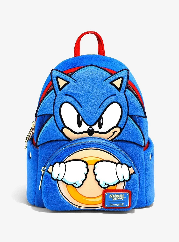 Loungefly Sonic the Hedgehog Figural Blue Backpack