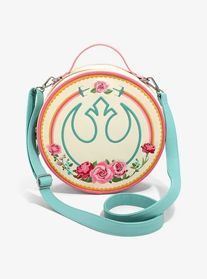 Loungefly Star Wars Floral Rebel Insignia Crossbody Bag