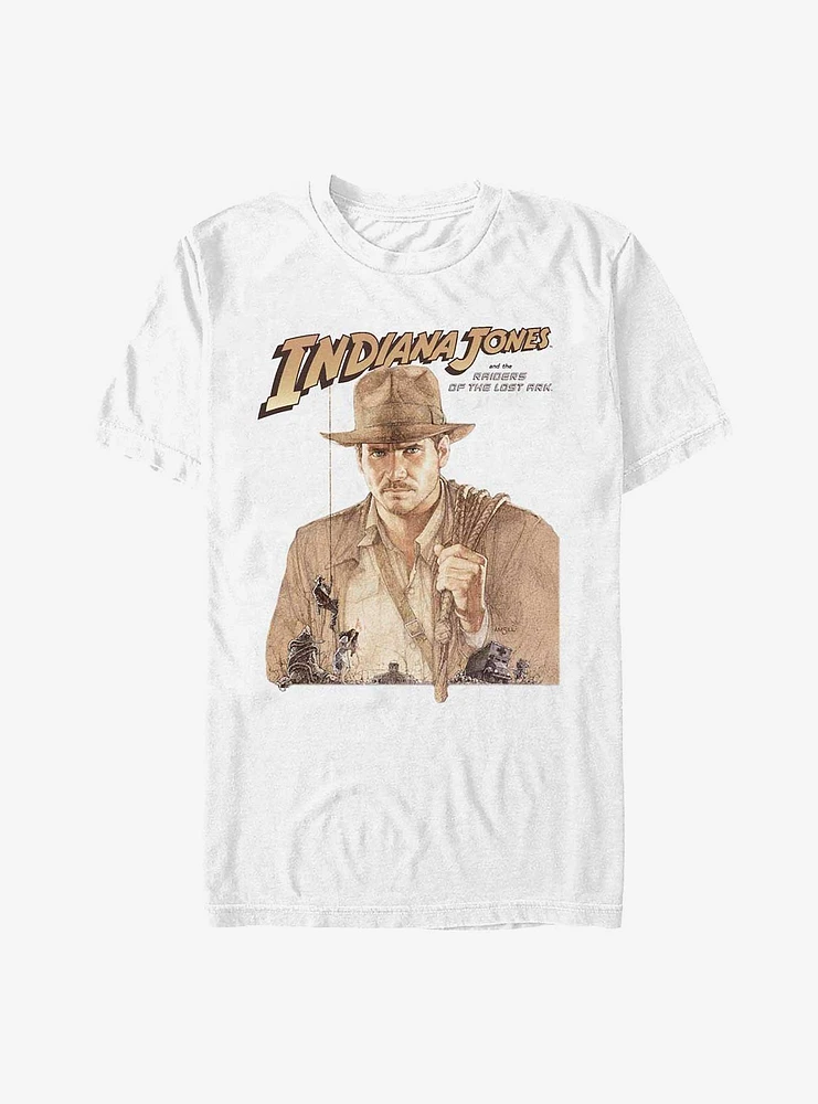 Indiana Jones Raiders Tonal Poster Extra Soft T-Shirt