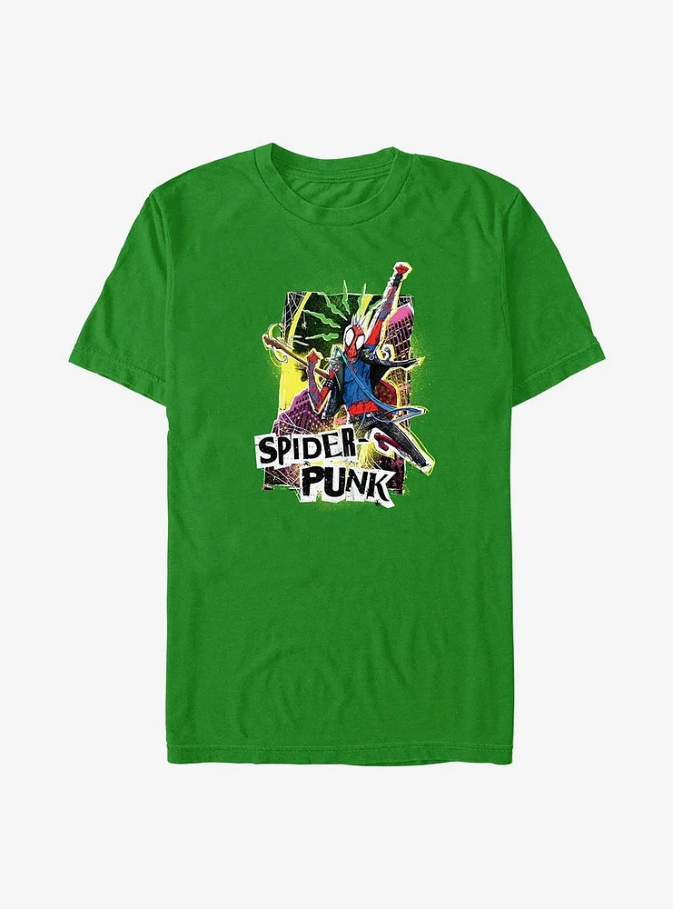 Marvel Spider-Man Punk Yeah Across Spiderverse Extra Soft T-Shirt