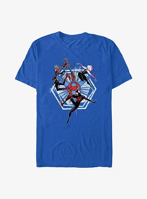 Marvel Spider-Man Spider Trio Across Spiderverse Extra Soft T-Shirt