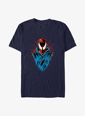 Marvel Spider-Man Scarlet Head Across Spiderverse Extra Soft T-Shirt