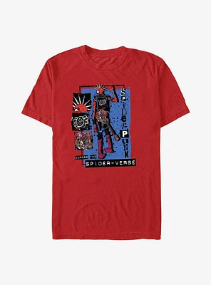 Marvel Spider-Man Punk Power Across Spiderverse Extra Soft T-Shirt