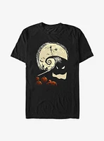 Disney The Nightmare Before Christmas Jack On Pumpkin Hill Extra Soft T-Shirt