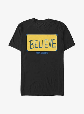 Ted Lasso Believe Sign Extra Soft T-Shirt