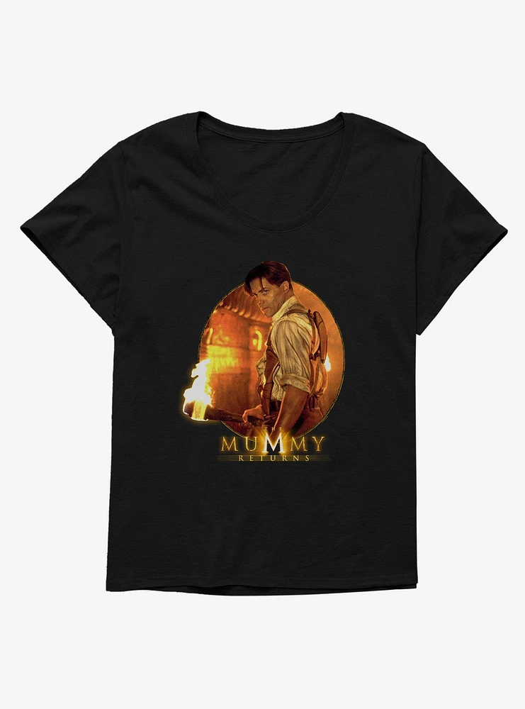 The Mummy Returns Rick O'Connell Torch Girls T-Shirt Plus