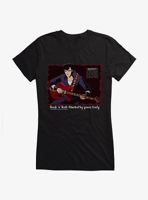 Agent Elvis Guitar Girls T-Shirt