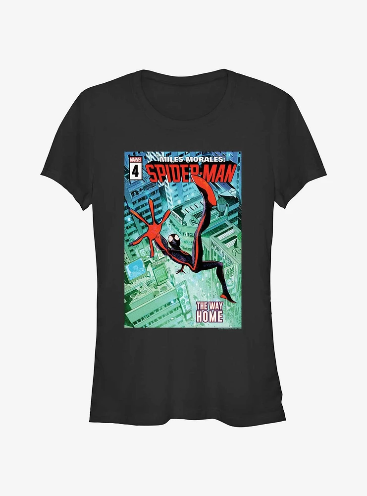 Spider-Man Miles The Way Home Girls T-Shirt