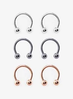 Steel Basic Metal Circular Barbell 6 Pack