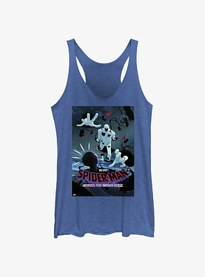 Spider-Man Vs The Spot Girls Raw Edge Tank