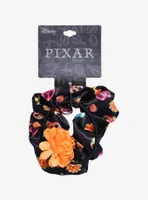 Disney Pixar Coco Sugar Skull Floral Scrunchie Set