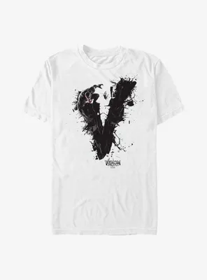Marvel Venom Paint Splattered Logo Big & Tall T-Shirt