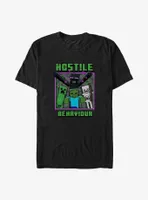 Minecraft Hostile Behavior Big & Tall T-Shirt
