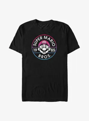 Nintendo Mario Bros Badge Big & Tall T-Shirt