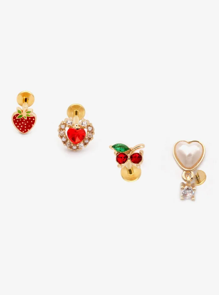 Steel Strawberry Cherry Labret 4 Pack