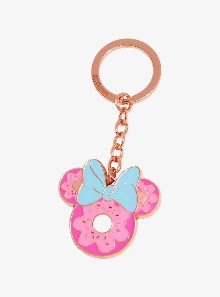 Loungefly Disney Minnie Mouse Pink Donut Keychain - BoxLunch Exclusive